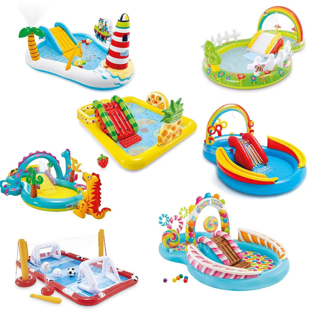 INTEX Inflatable Water Play Centre Pool Garden Finshing Sports Dinoland Cnady Fruity Rainbow