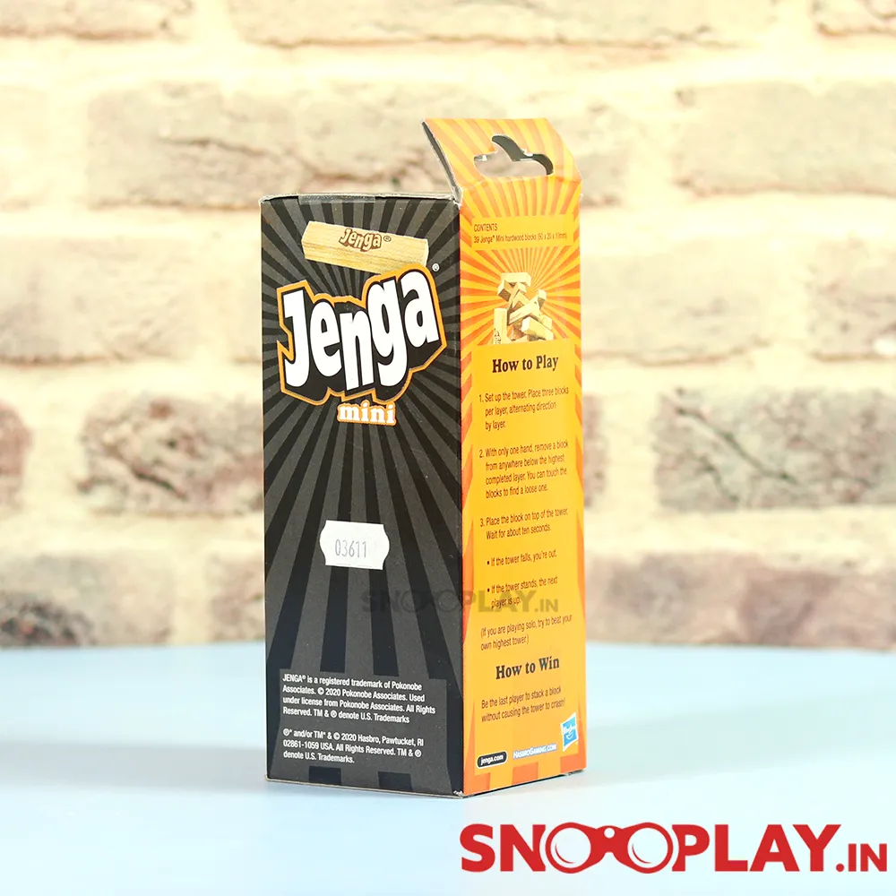 Junior Jenga: Wooden Stacking & Tumbling Tower Game