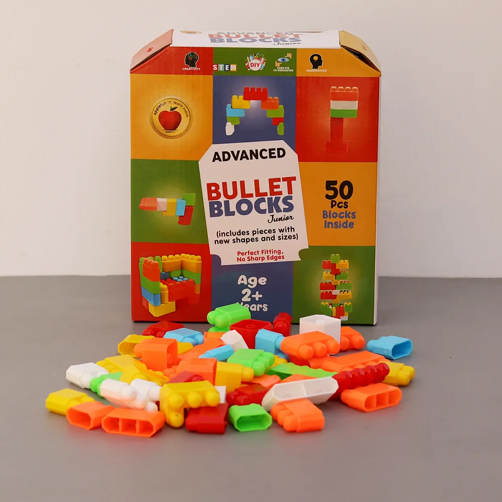 Junior Advanced Bullet Building Blocks (50  Pcs)