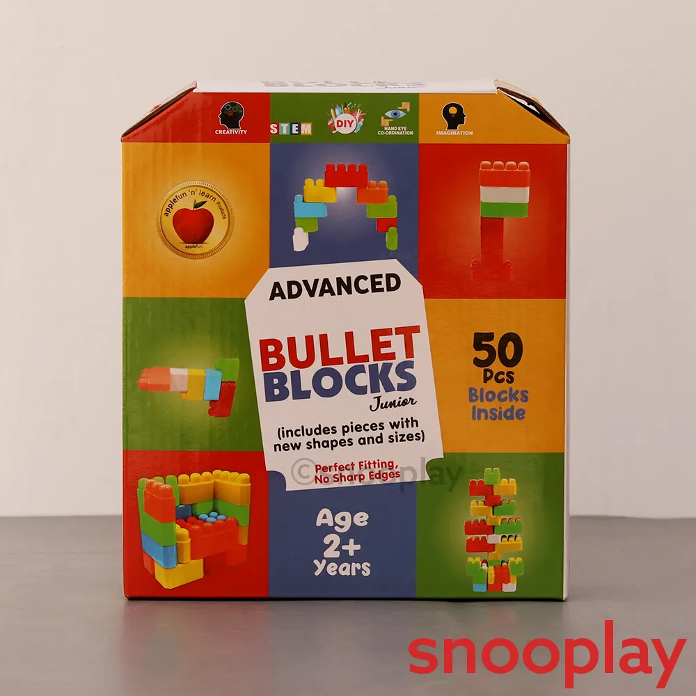 Junior Advanced Bullet Building Blocks (50  Pcs)