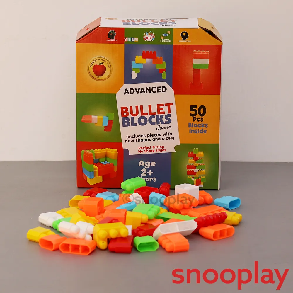 Junior Advanced Bullet Building Blocks (50  Pcs)