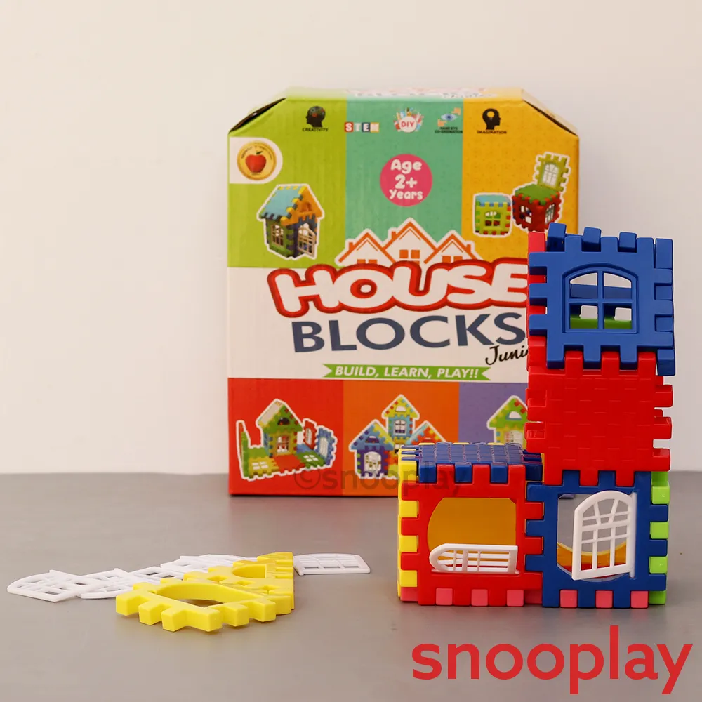 Junior House Building Blocks (20  Pcs)