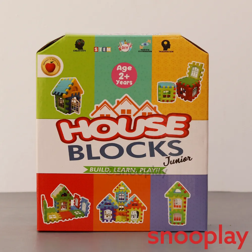 Junior House Building Blocks (20  Pcs)