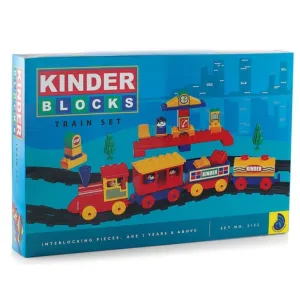 Kinder Blocks Senior Train Set (Building Blocks Set)