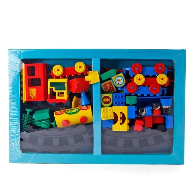 Kinder Blocks Senior Train Set (Building Blocks Set)