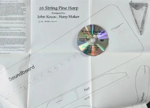 Kovac Experimental Pine Harp Plans