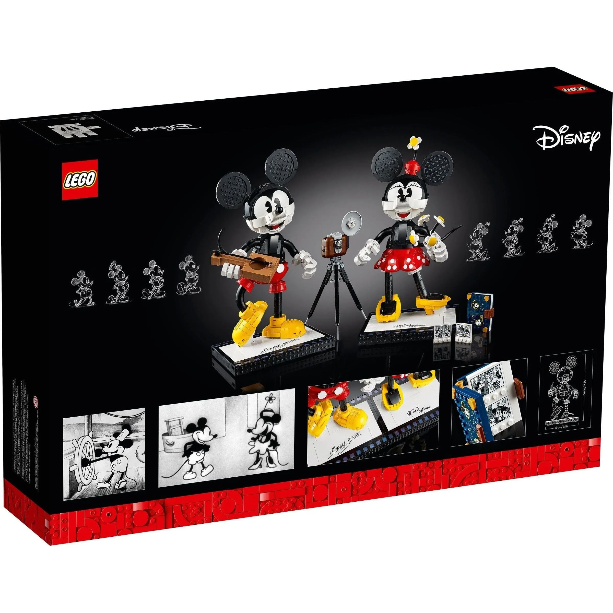 LEGO 43179 Disney Buildable Mickey Mouse & Minnie Mouse