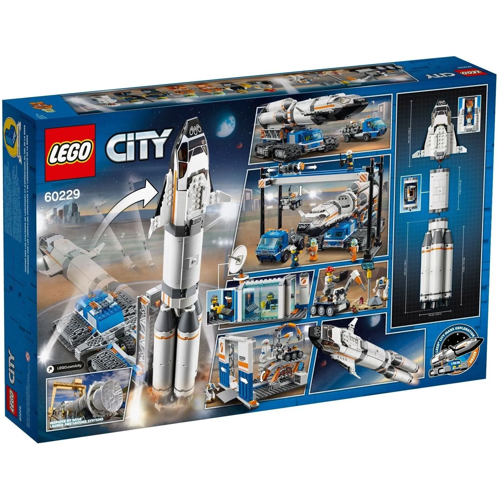 LEGO City 60229 Rocket Assembly & Transport