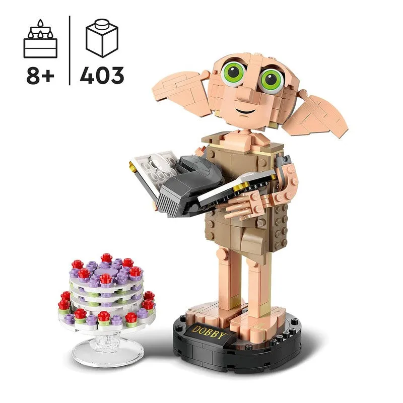 LEGO Harry Potter Dobby The House-Elf 76421 Building Toy Set (403 Pcs)