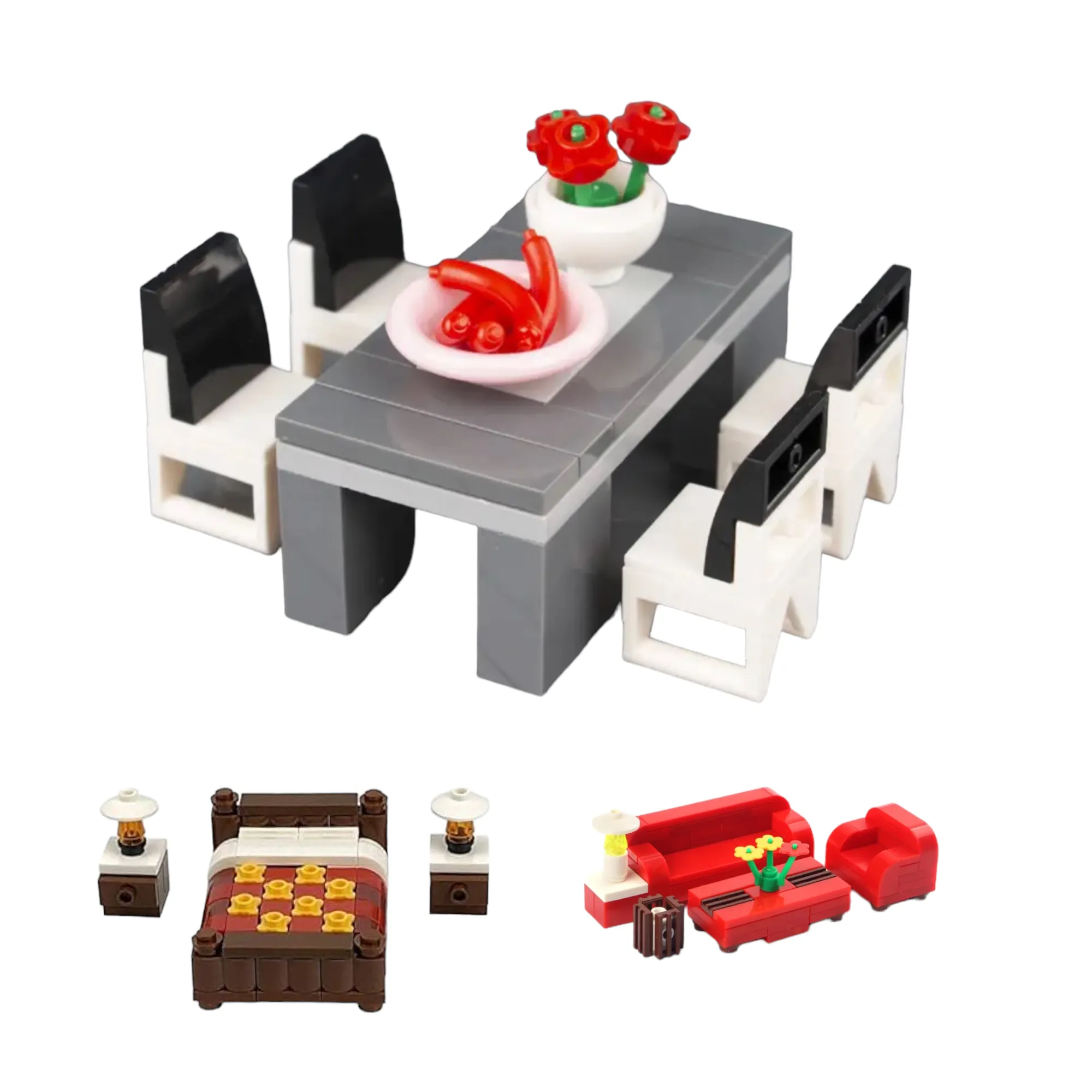 Living Furniture Building Blocks Toy Bricks Set  | General Jim's Toys