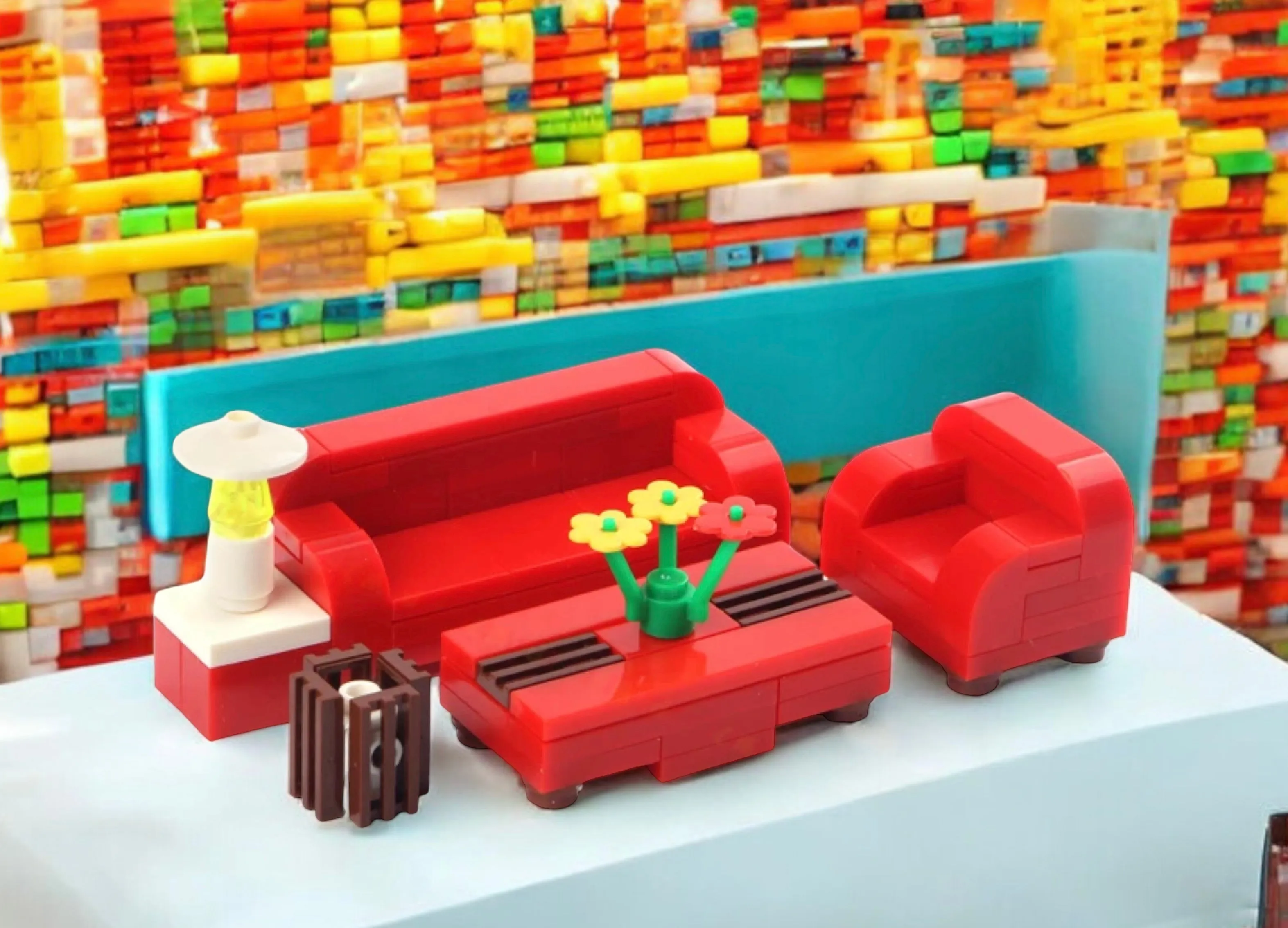 Living Furniture Building Blocks Toy Bricks Set  | General Jim's Toys