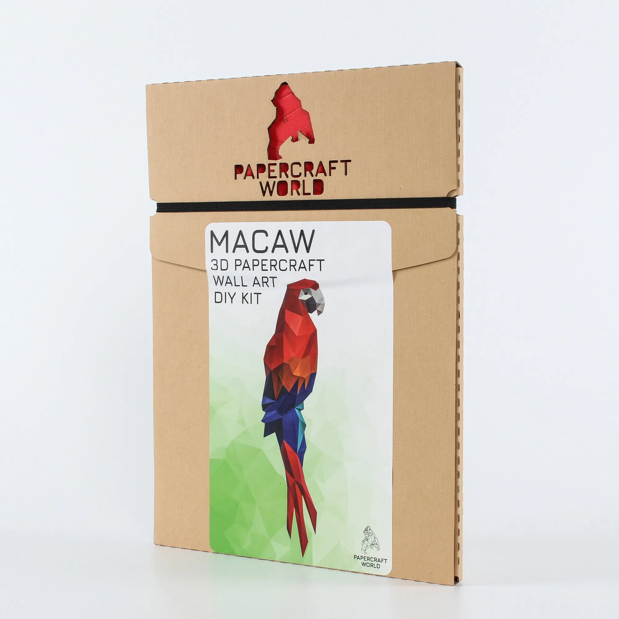 Macaw 3D Papercraft Wall Art