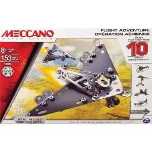 Meccano-flight Adventure 10 Model Set 153pcs