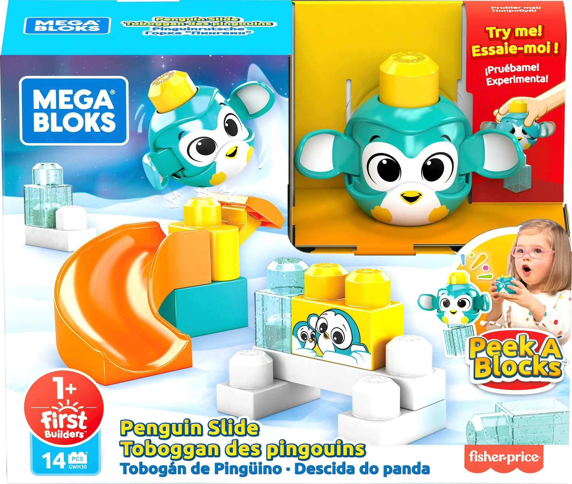 Mega Bloks Peek A Blocks Penguin Slide