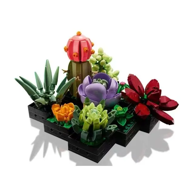 Moc Bouquet Orchid block flower Succulents Potted Building Blocks FIT for 10311  Romantic Kit Assembly Building Toy girl gift