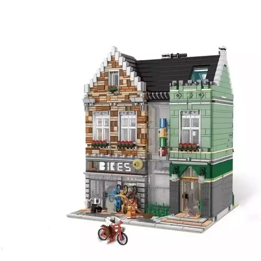 MOC  Compatible  3000 Pcs City Mini Store Shop Building Blocks Toys Micro Size Bricks Model Technical   toys Kids Adult Figures