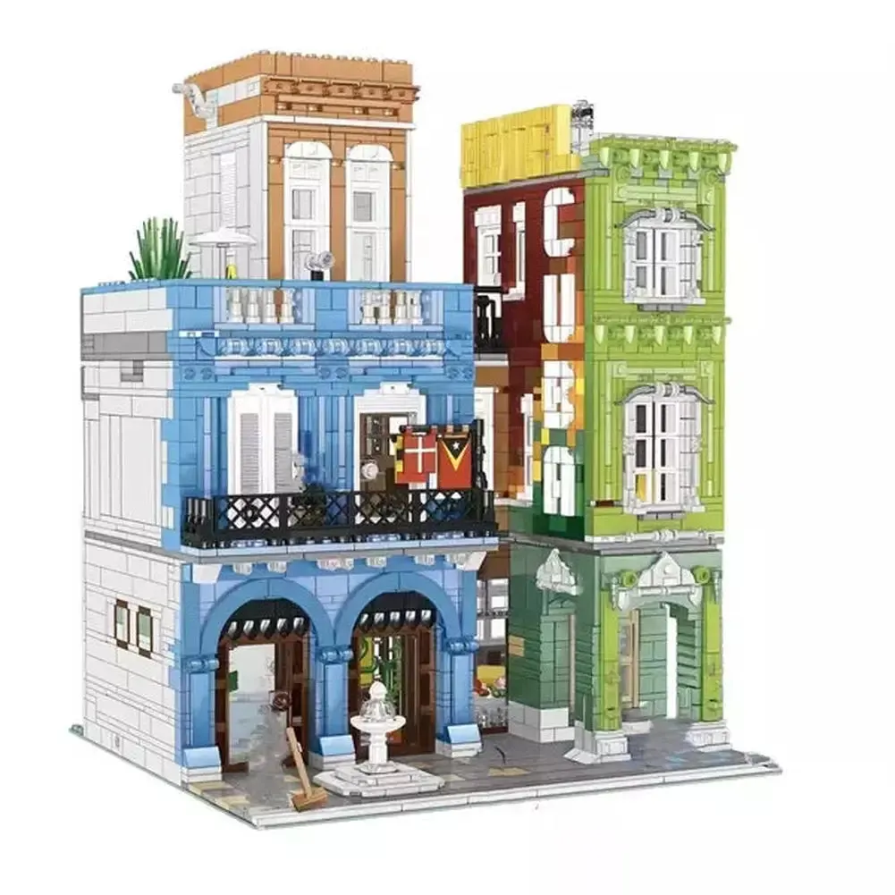 MOC  Compatible  3000 Pcs City Mini Store Shop Building Blocks Toys Micro Size Bricks Model Technical   toys Kids Adult Figures