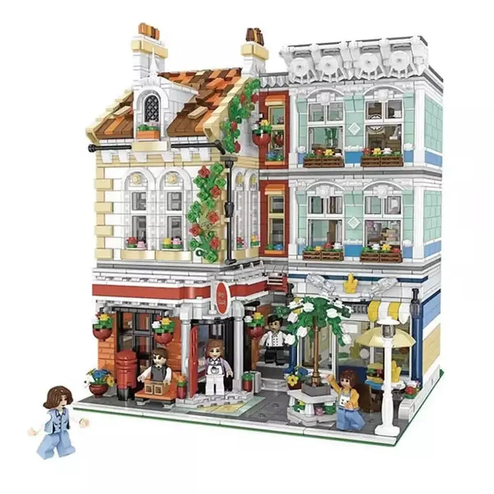 MOC  Compatible  3000 Pcs City Mini Store Shop Building Blocks Toys Micro Size Bricks Model Technical   toys Kids Adult Figures