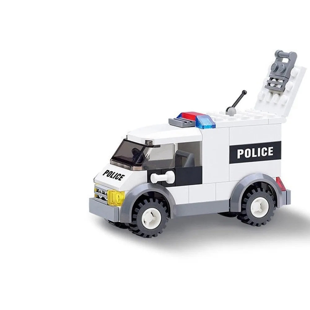 MOC  Compatible  City Police Helicopter Car SWAT Plane Carrier Vehicle MOC Airaft Building Blocks Bricks Classic Model Toy For Kids