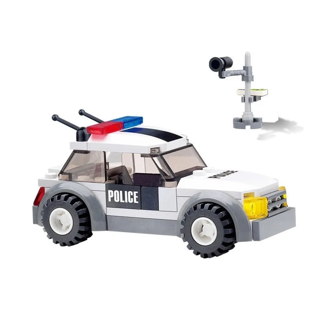 MOC  Compatible  City Police Helicopter Car SWAT Plane Carrier Vehicle MOC Airaft Building Blocks Bricks Classic Model Toy For Kids