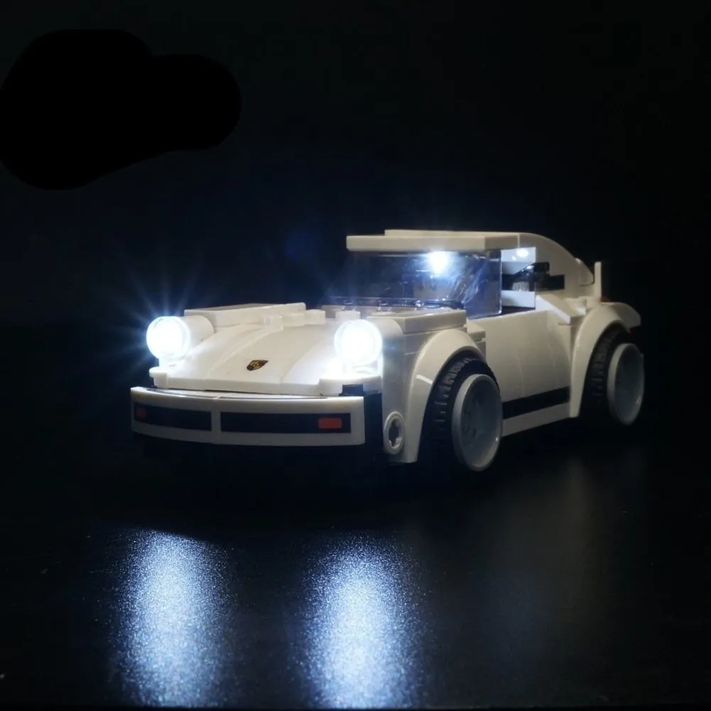 MOC  Compatible  LED Lighting Set DIY toys 75895 Speed Series 911Turbo3.0 Blocks Car (Not Included Building Blocks)