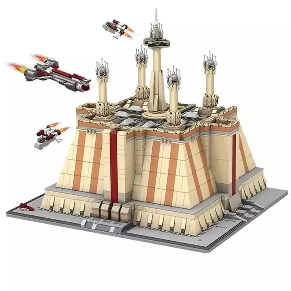 MOC NON  21036 Star Plan Toy MOC Jedi Temple Model Building Block Imperial Palace Ahitecture Bricks Sets Collection