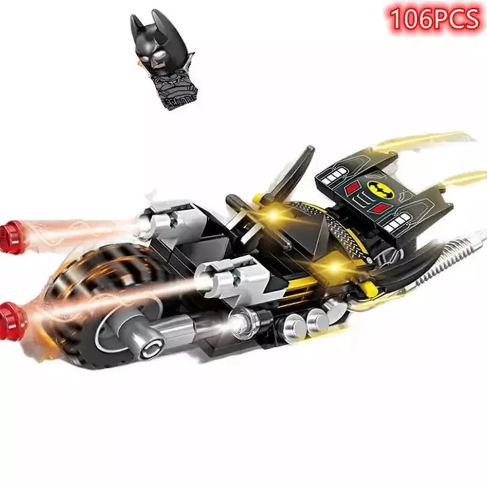 MOC NON  4 IN 1 Collection Super Hero Superhero Series Iron Spider Bat Leader Transforming Robot Man Building Blocks Action Figures Toys