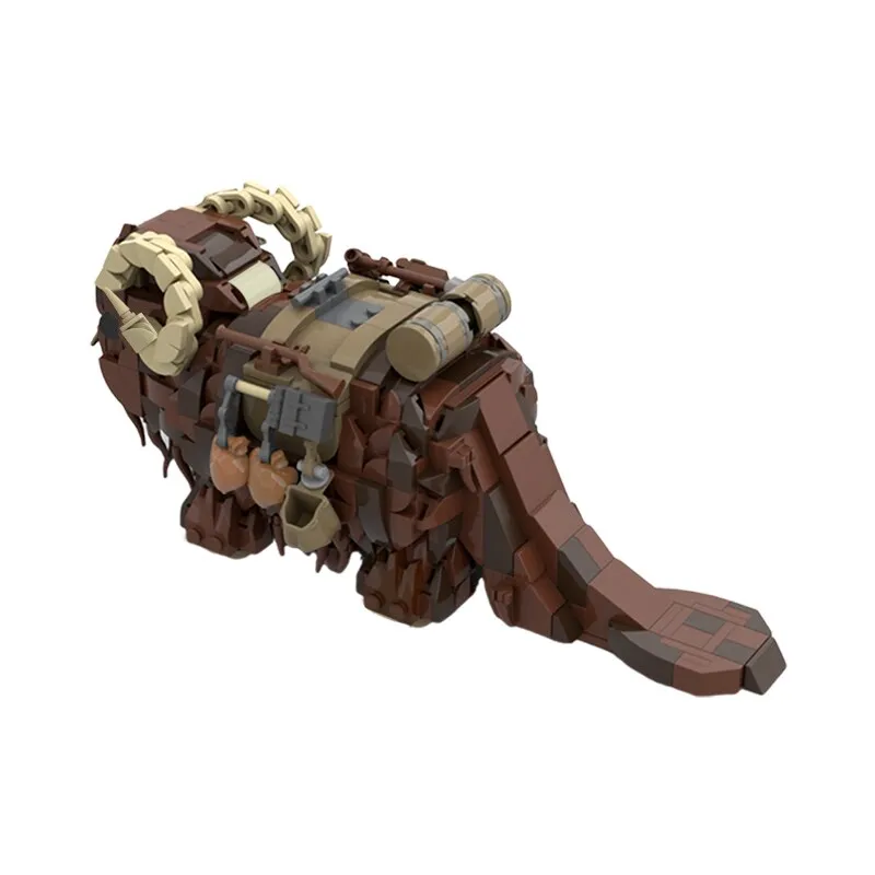 Moc Space Wars Animal Beast Bantha Building Blocks Action Figure Monster Mount Rhino Constructor Model Toys for Children Gifts