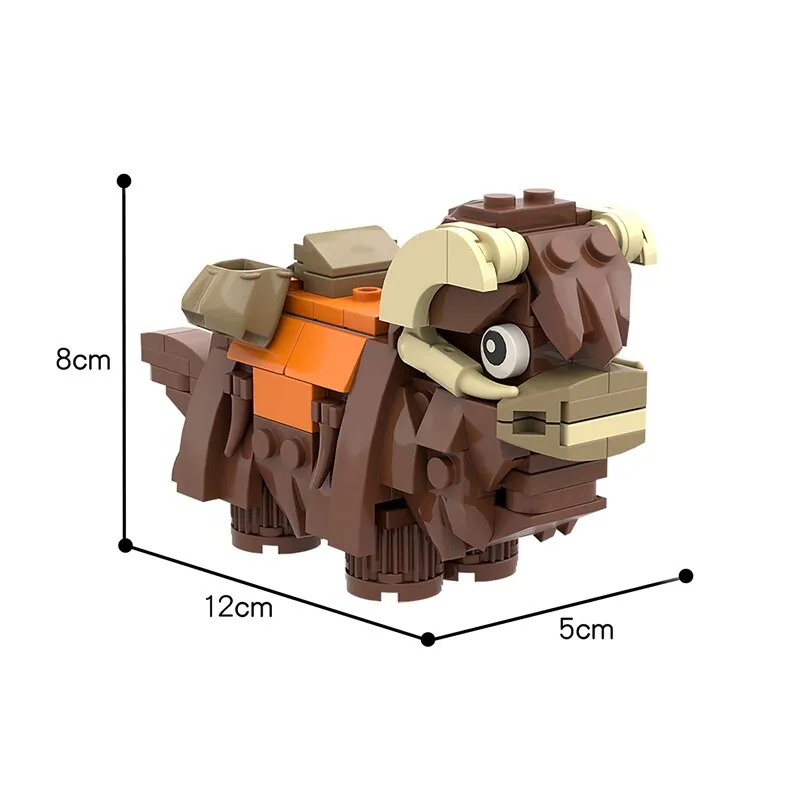 Moc Space Wars Animal Beast Bantha Building Blocks Action Figure Monster Mount Rhino Constructor Model Toys for Children Gifts