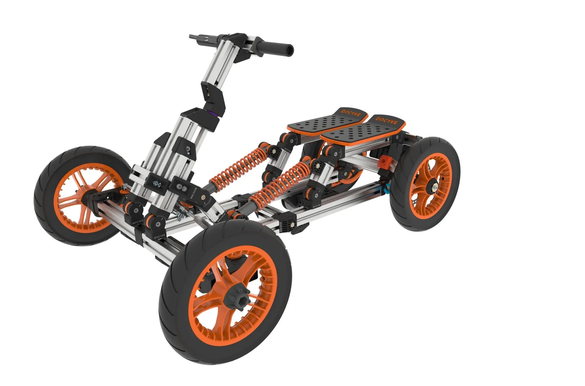 Modular design High-strength material electric innovation kart, more than 20 kinds of assembly methods, suitable for outdoor sports, parent-child interaction