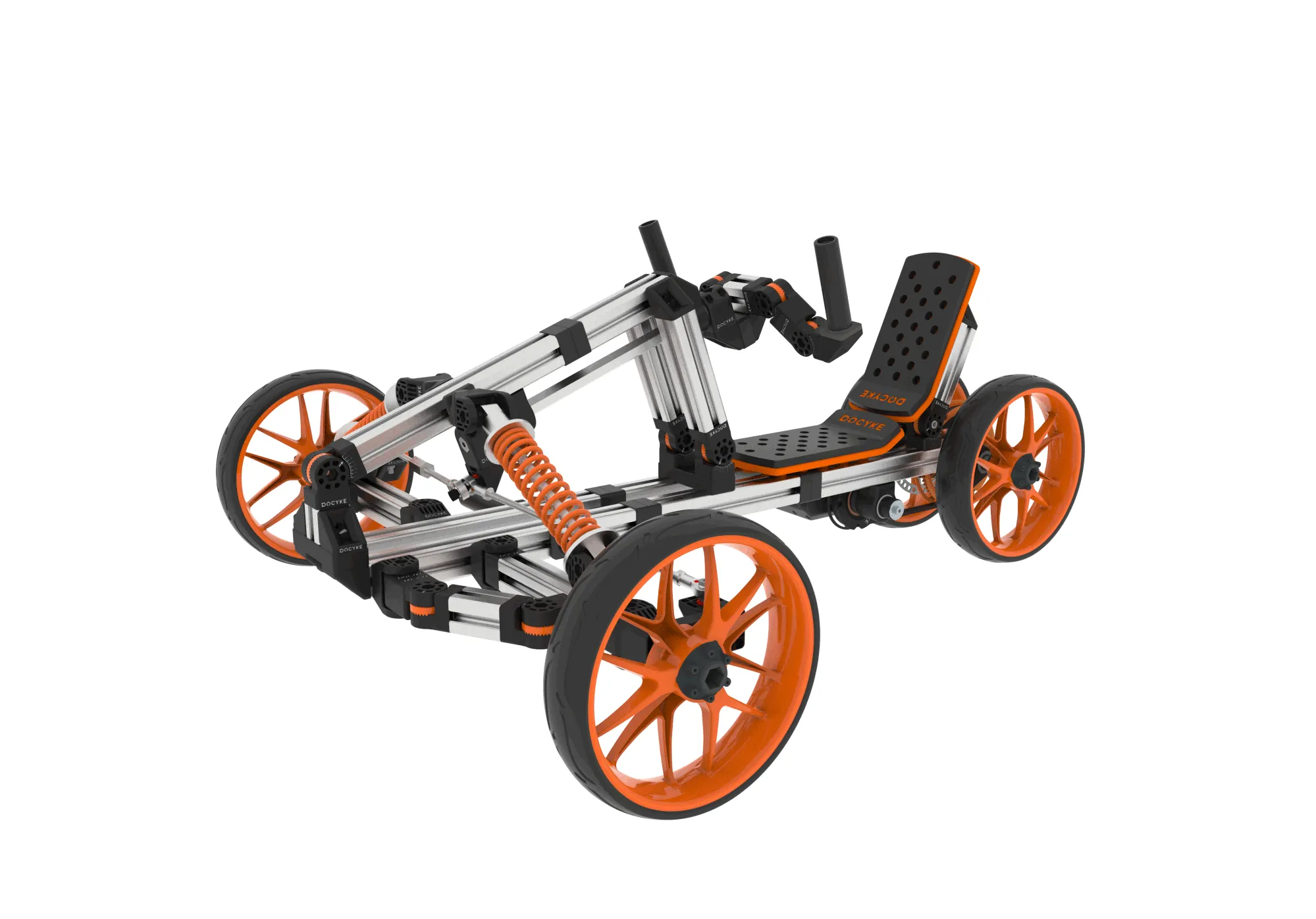 Modular design High-strength material electric innovation kart, more than 20 kinds of assembly methods, suitable for outdoor sports, parent-child interaction