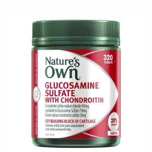 Natures Own Glucosamine Sulfate 1500 With Chondroitin