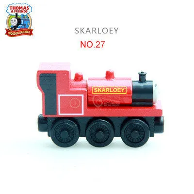 New Anime Thomas and His Friends Wooden Trains Model Christmas Toys Gifts for Children Kids Spencer Edward James NO.1 -27