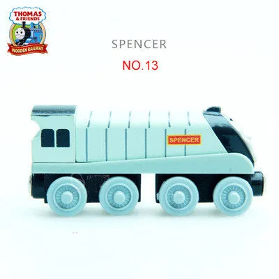 New Anime Thomas and His Friends Wooden Trains Model Christmas Toys Gifts for Children Kids Spencer Edward James NO.1 -27