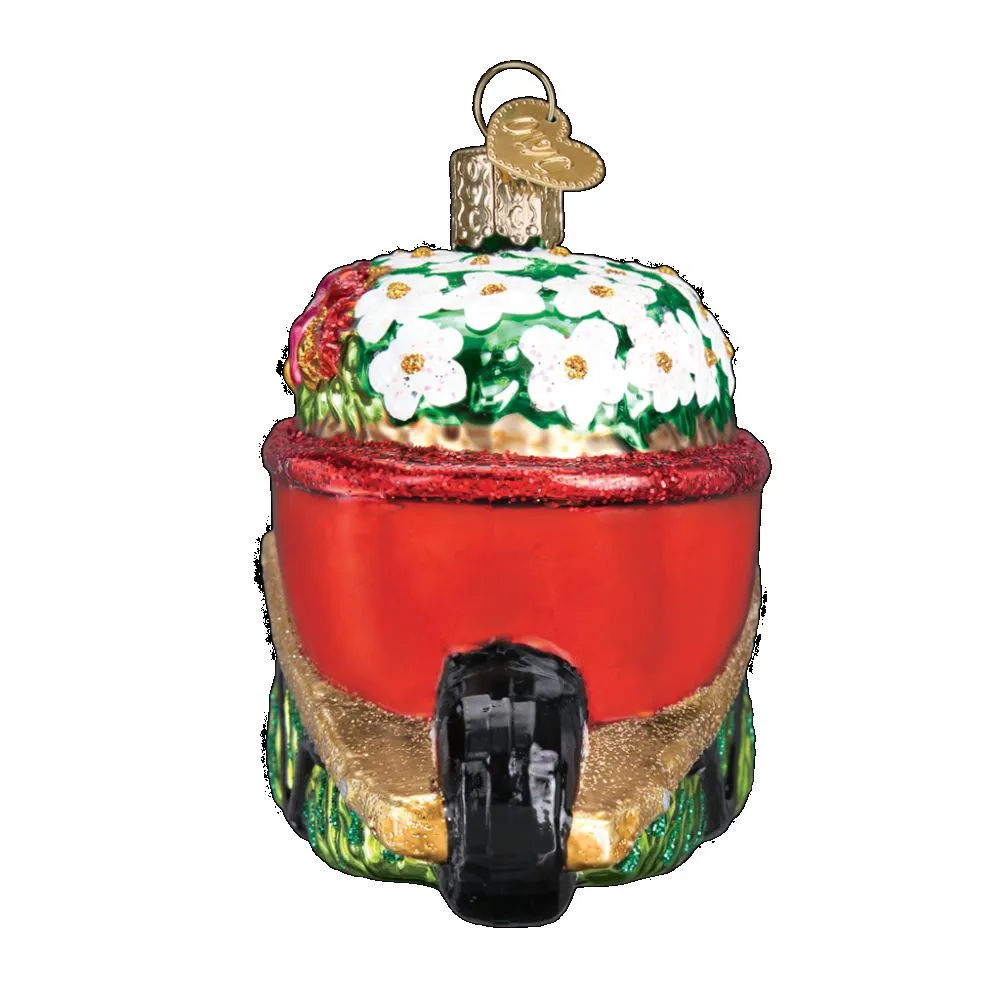 Old World Christmas Wheelbarrow Ornament