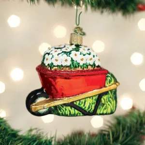 Old World Christmas Wheelbarrow Ornament