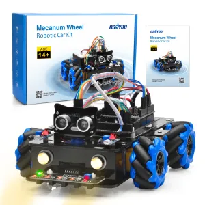 OSOYOO Omni-direction Mecanum Robot Car for Arduino Raspberry Pi