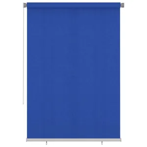 Outdoor Roller Blind 160x230 cm Blue HDPE