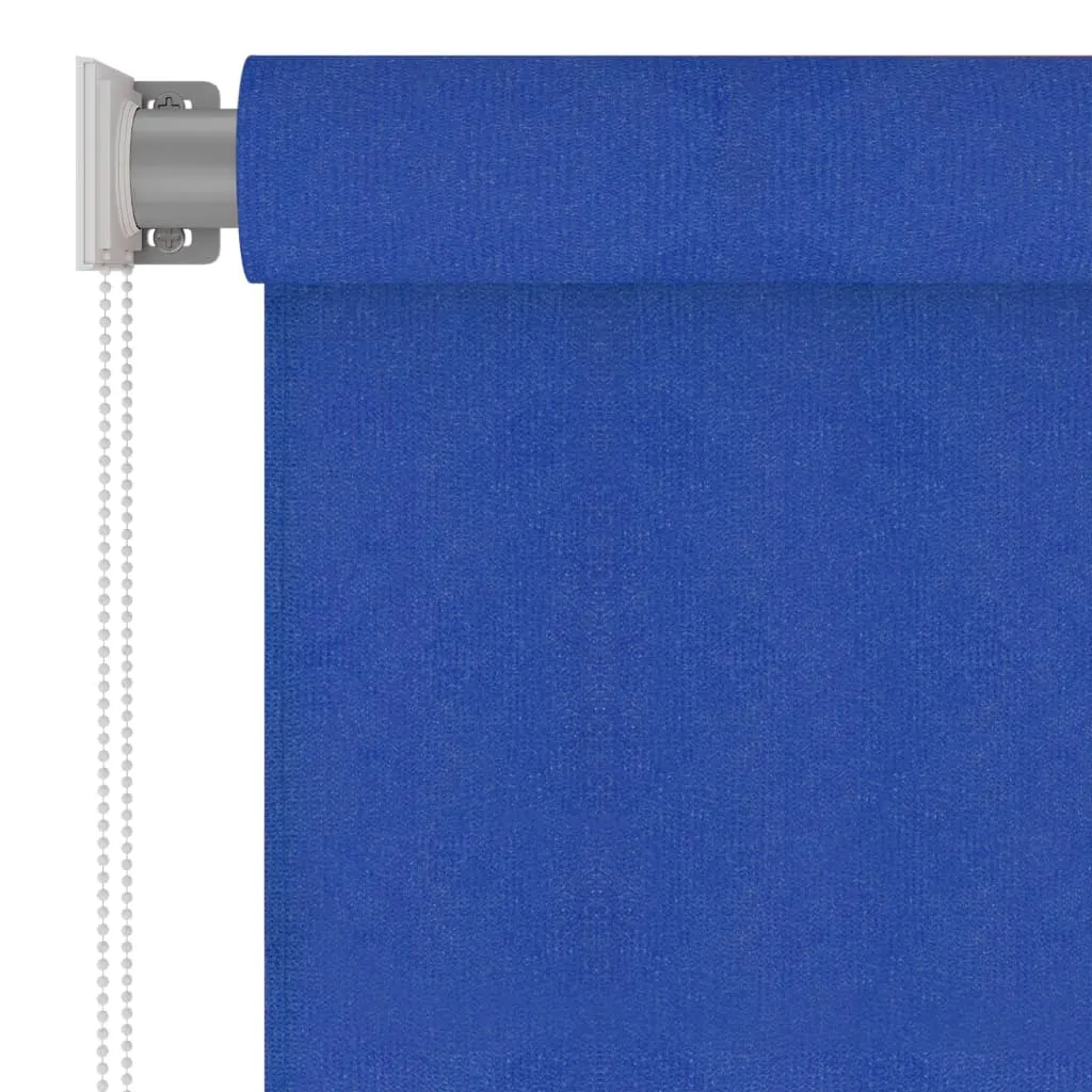 Outdoor Roller Blind 160x230 cm Blue HDPE