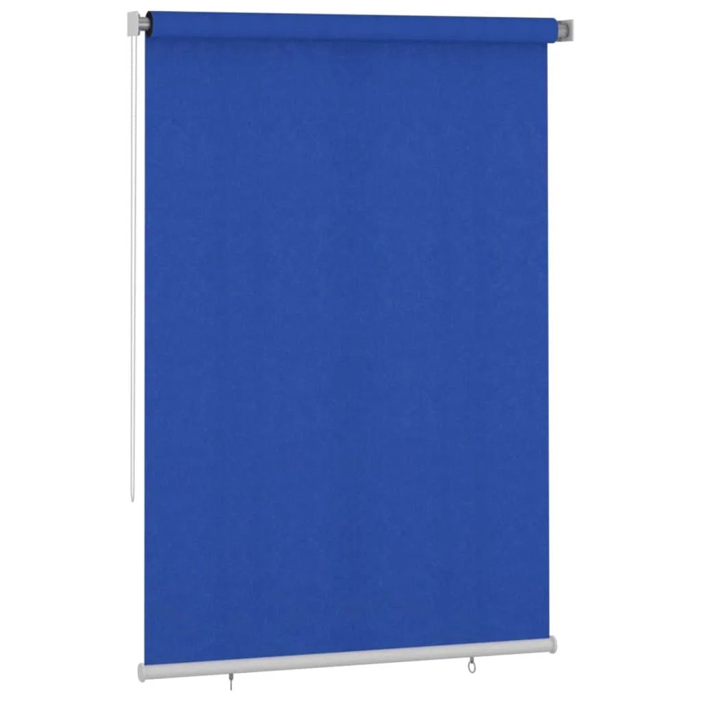 Outdoor Roller Blind 160x230 cm Blue HDPE