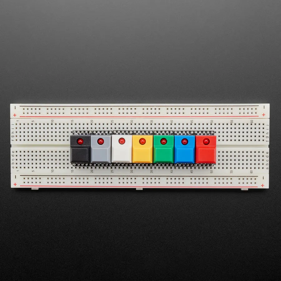 PB86 Step Switch Breadboard-Friendly Breakout PCB - Pack of 12