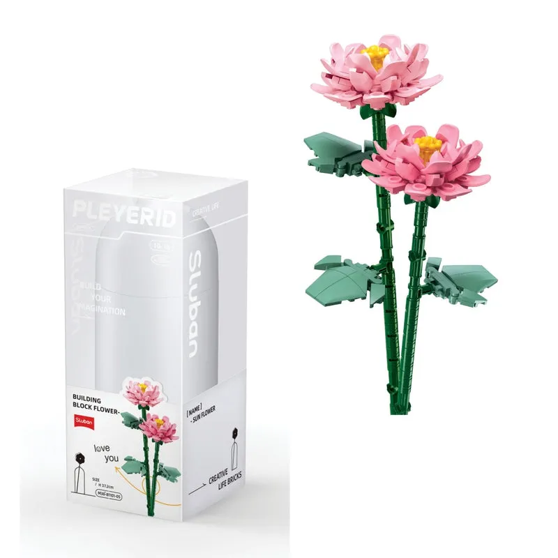 Peony Building Blocks Set (187 Pcs)