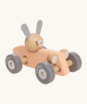 Plan Toys Bunny Racing Car - Peach