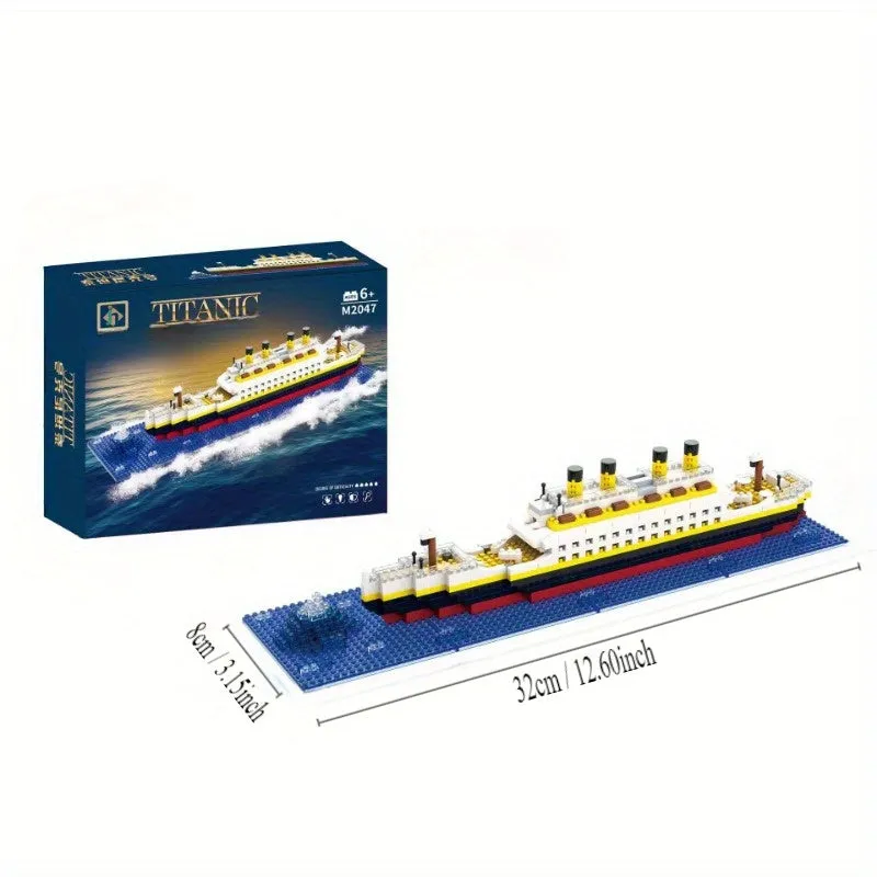 Precise Titanic Building Blocks Model for DIY Enthusiasts and Educators