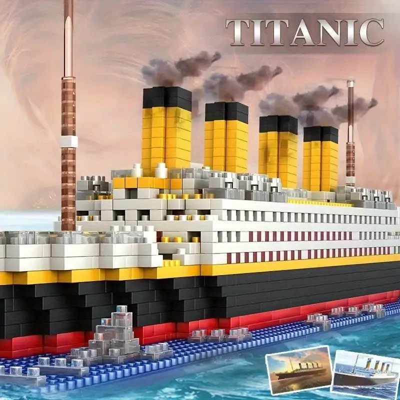 Precise Titanic Building Blocks Model for DIY Enthusiasts and Educators