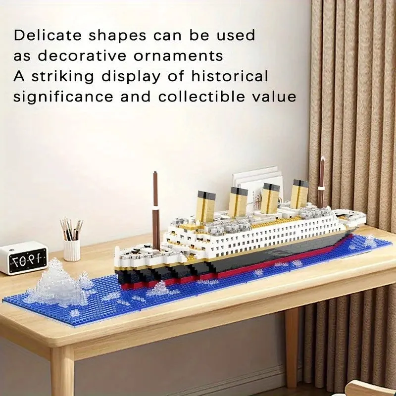 Precise Titanic Building Blocks Model for DIY Enthusiasts and Educators