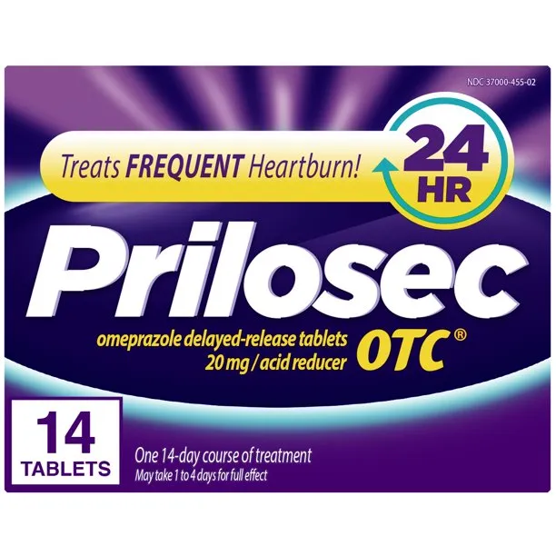 Prilosec OTC Acid Reducer 20MG, 14 Tablets