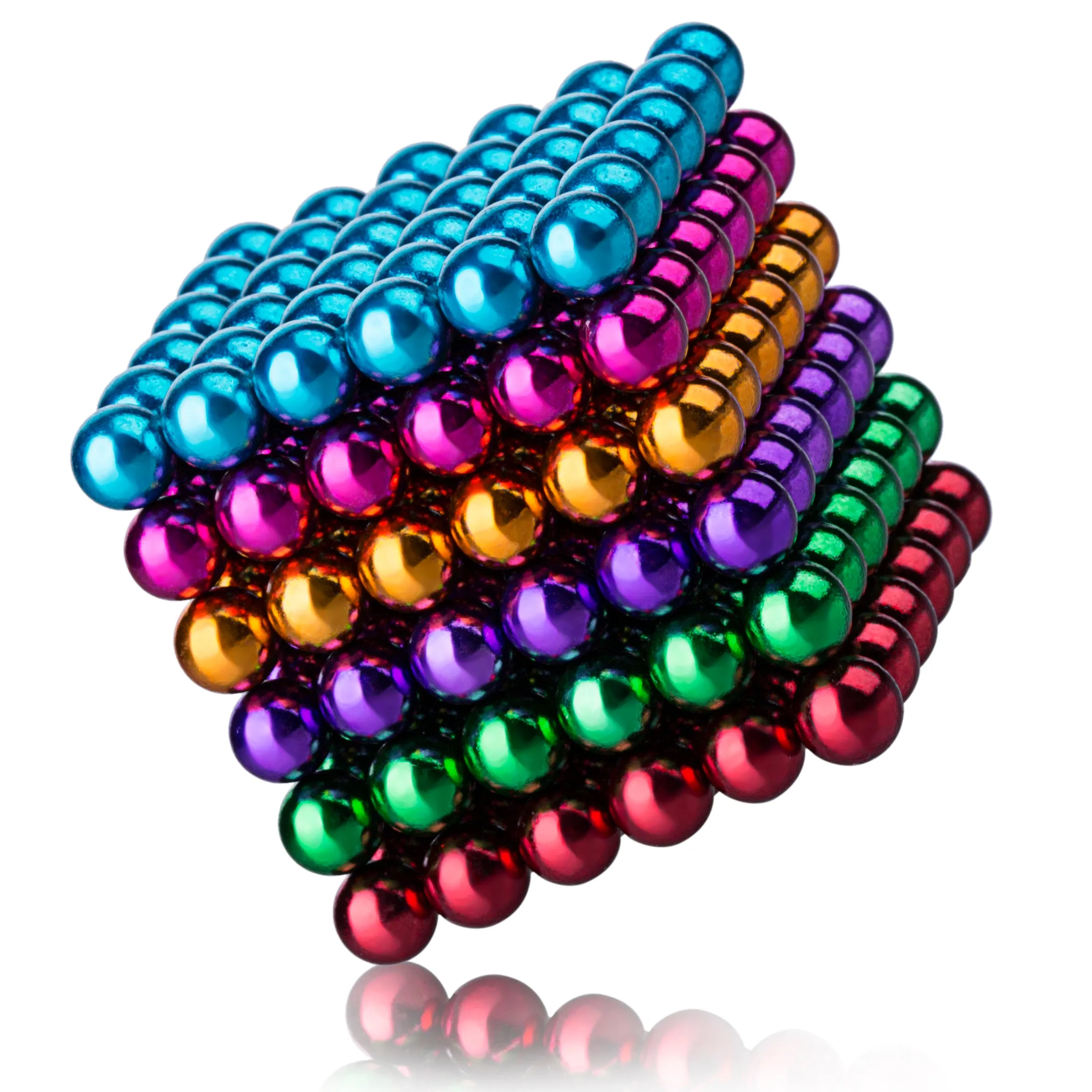 PROLOSO Buckyballs Magnetic Ball Sculpture Toys for Intelligence Development and Stress Relief (5MM Set of 216 Balls), 6/8 Colors