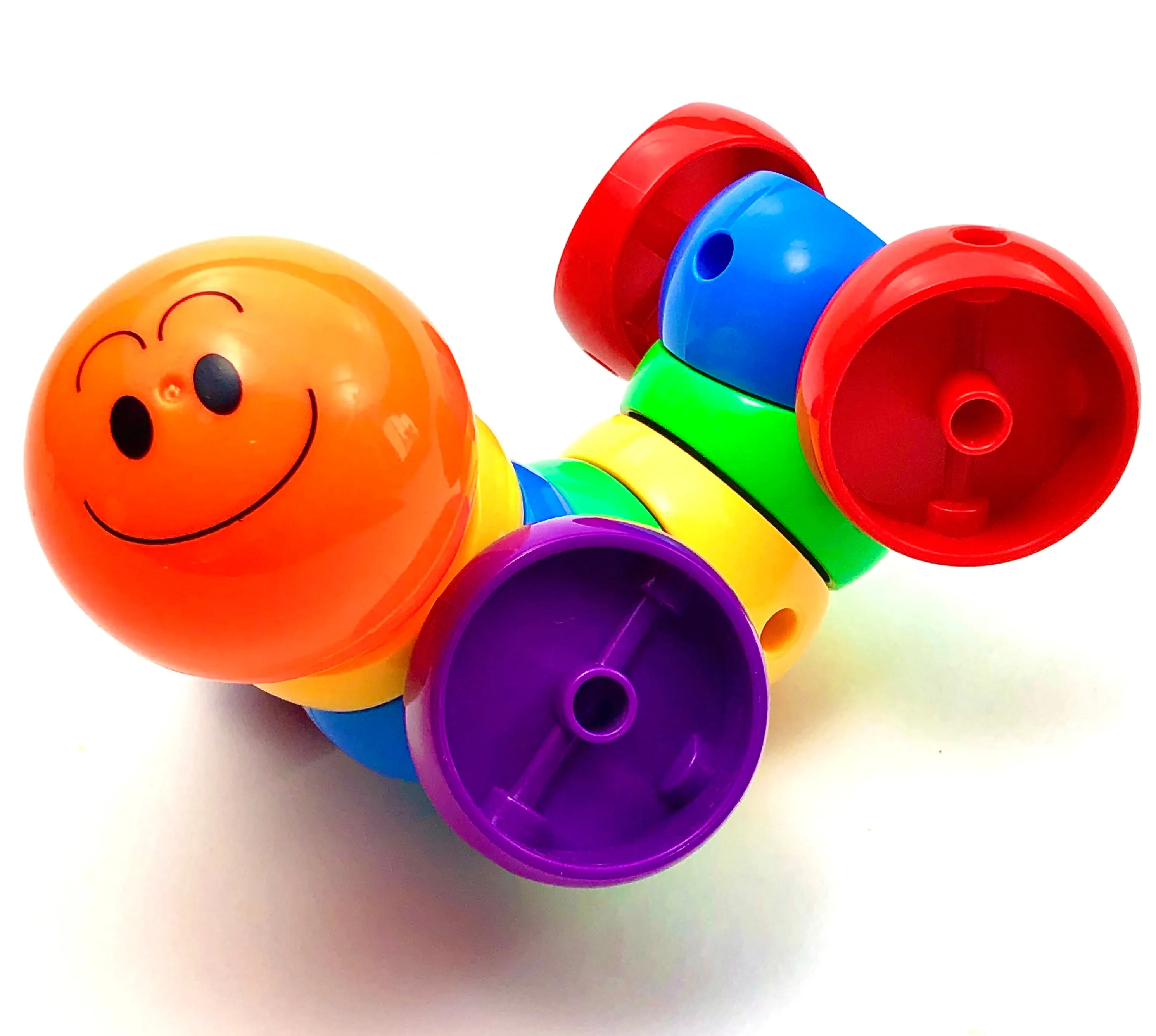 Rainbow Caterpillar Building Toy