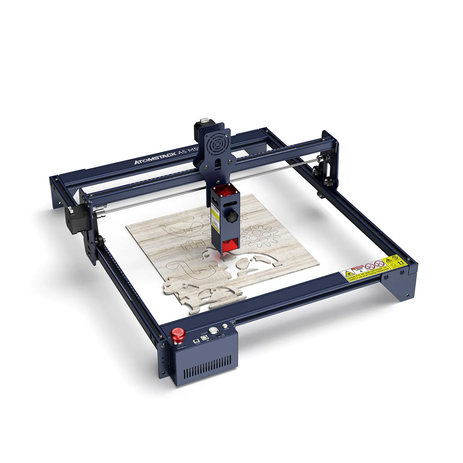 【Refurbished】ATOMSTACK A5 M50 Laser Engraver 40W DIY Engraving Cutting Machine for Wood Metal Leather